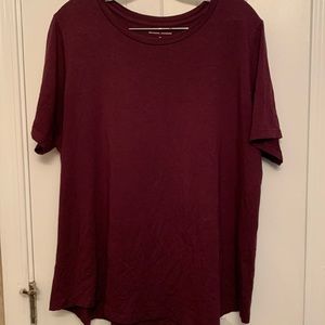 Plum purple Universal Standard t shirt